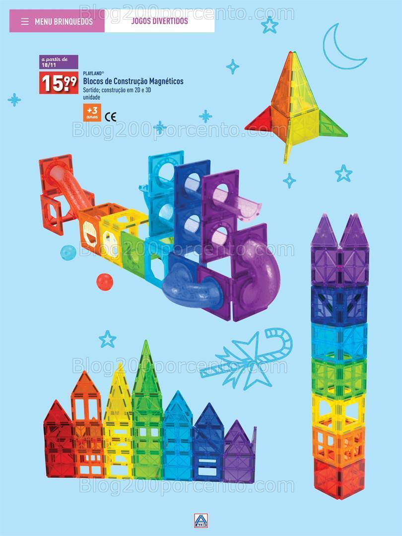 Antevisão Folheto ALDI Brinquedos Natal Promoções até 24 dezembro