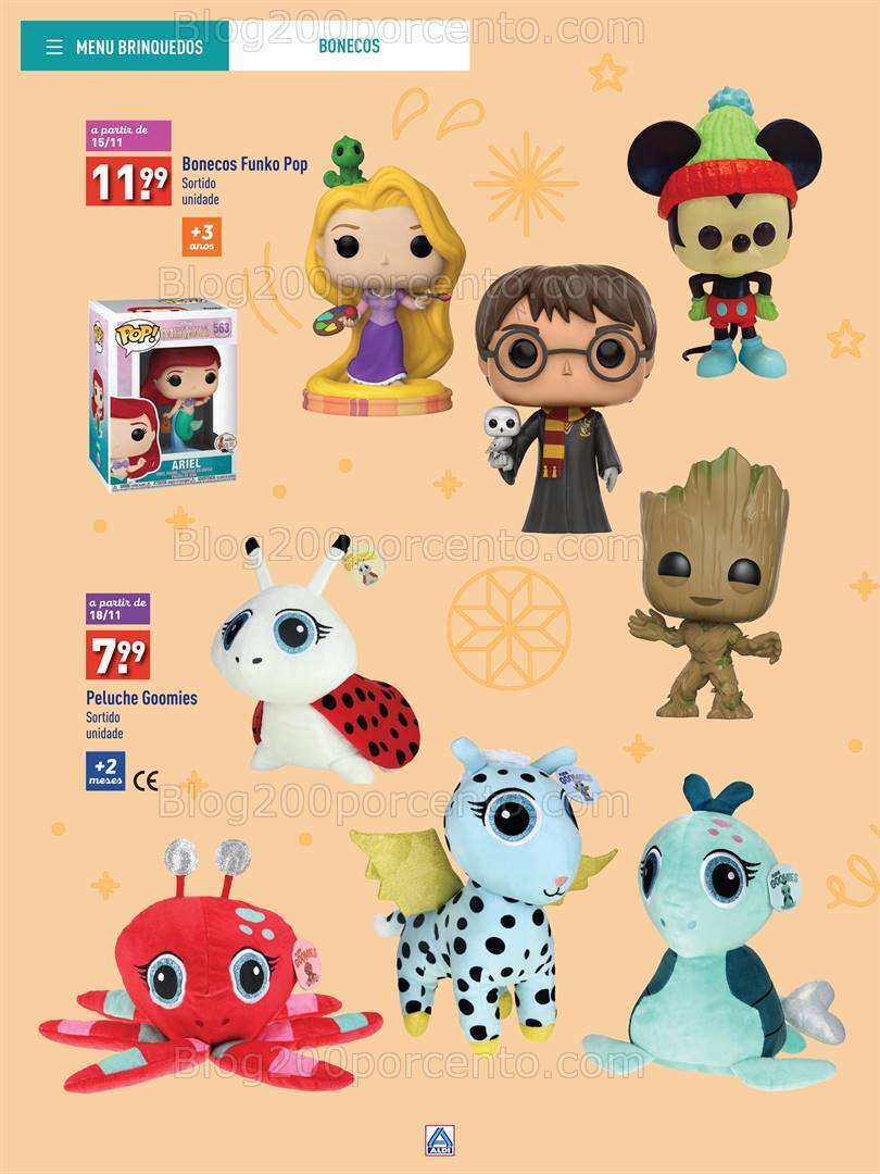 Antevisão Folheto ALDI Brinquedos Natal Promoções até 24 dezembro