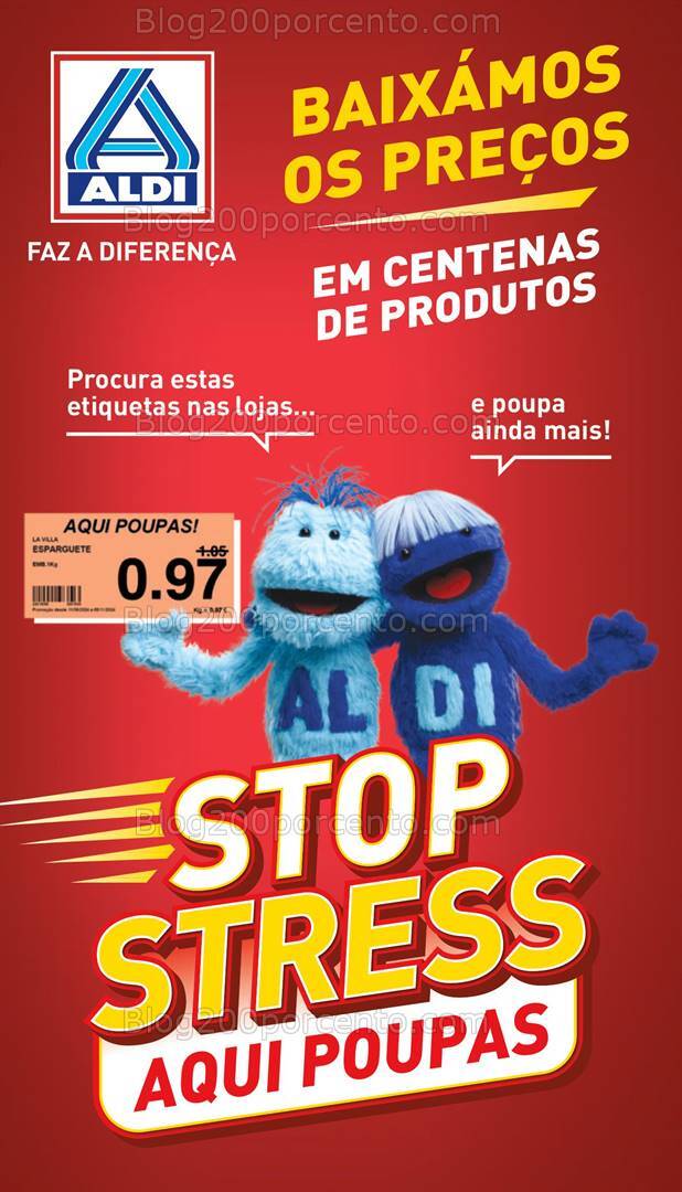 Antevisão Folheto ALDI Stop Stress II Promoções até 5 novembro