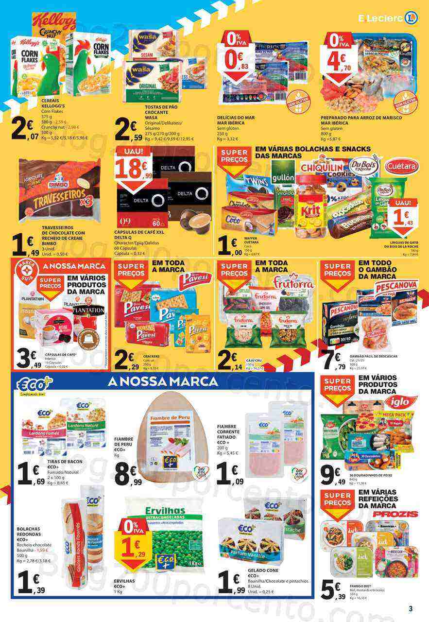 Antevisão Folheto E-LECLERC Promoções Fim de Semana - 12 a 14 maio