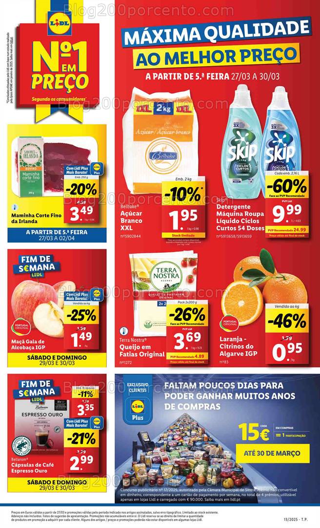 Antevisão Folheto LIDL Promoções de 27 março a 2 abril