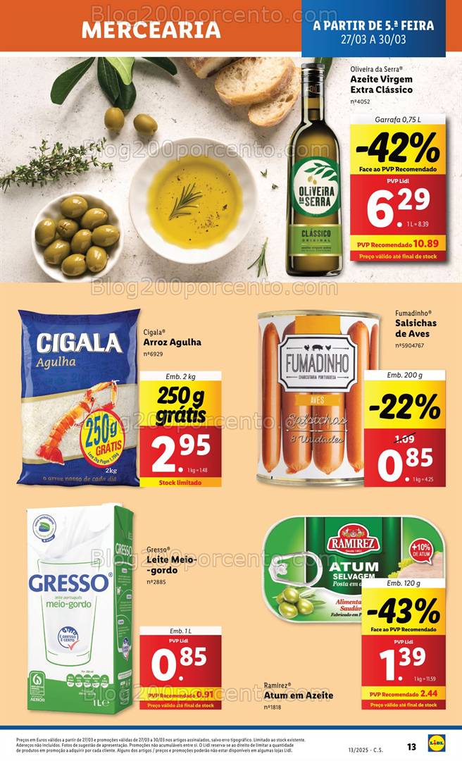 Antevisão Folheto LIDL Promoções de 27 março a 2 abril