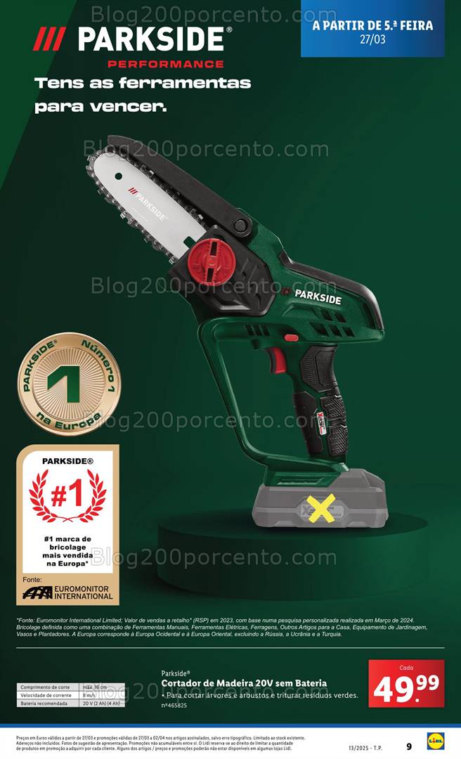 Antevisão Folheto LIDL Bazar Promoções de 27 março a 2 abril