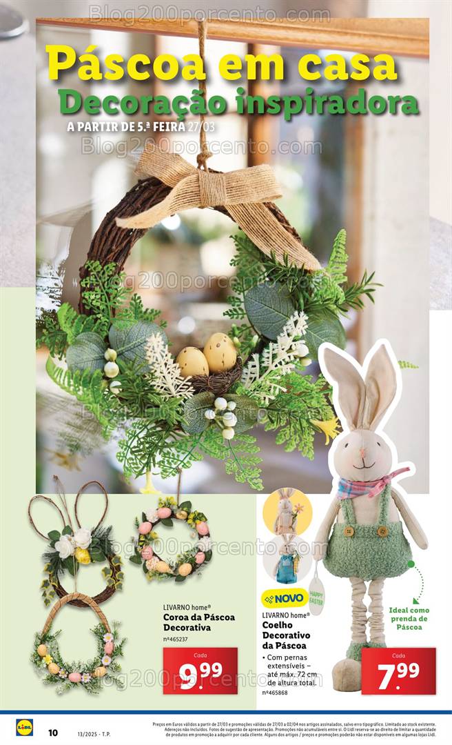 Antevisão Folheto LIDL Bazar Promoções de 27 março a 2 abril