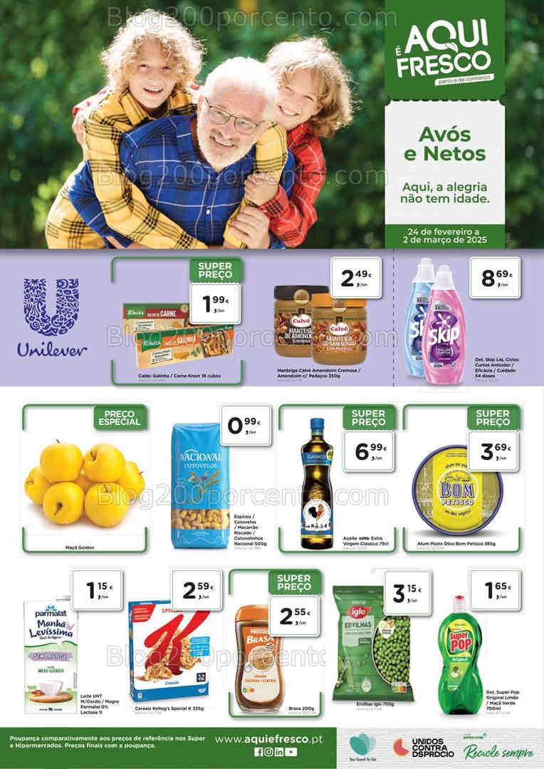 Antevisão Folheto AQUI É FRESCO Promoções de 24 fevereiro a 2 março