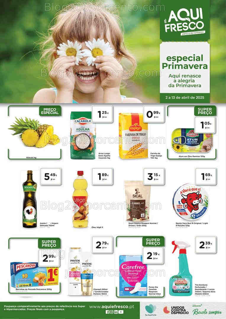 Antevisão Folheto AQUI É FRESCO Promoções de 2 a 13 abril