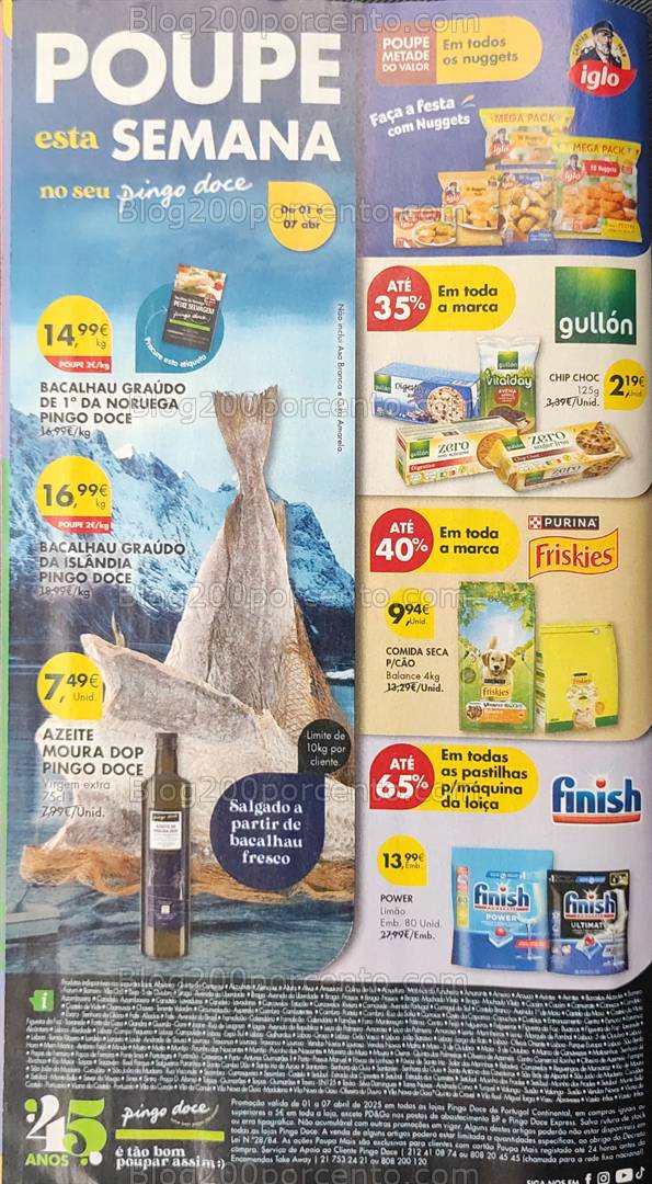Antevisão Folheto PINGO DOCE Promoções de 1 a 7 abril