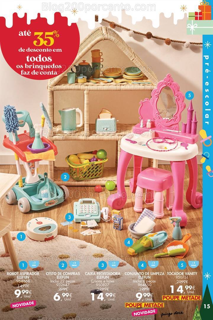 Antevisão Folheto PINGO DOCE Brinquedos Promoções de 14 novembro a 24 dezembro