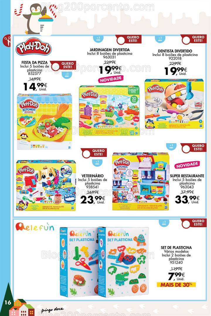 Antevisão Folheto PINGO DOCE Brinquedos Promoções de 14 novembro a 24 dezembro