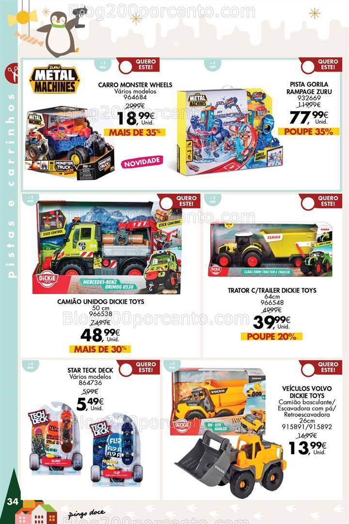 Antevisão Folheto PINGO DOCE Brinquedos Promoções de 14 novembro a 24 dezembro