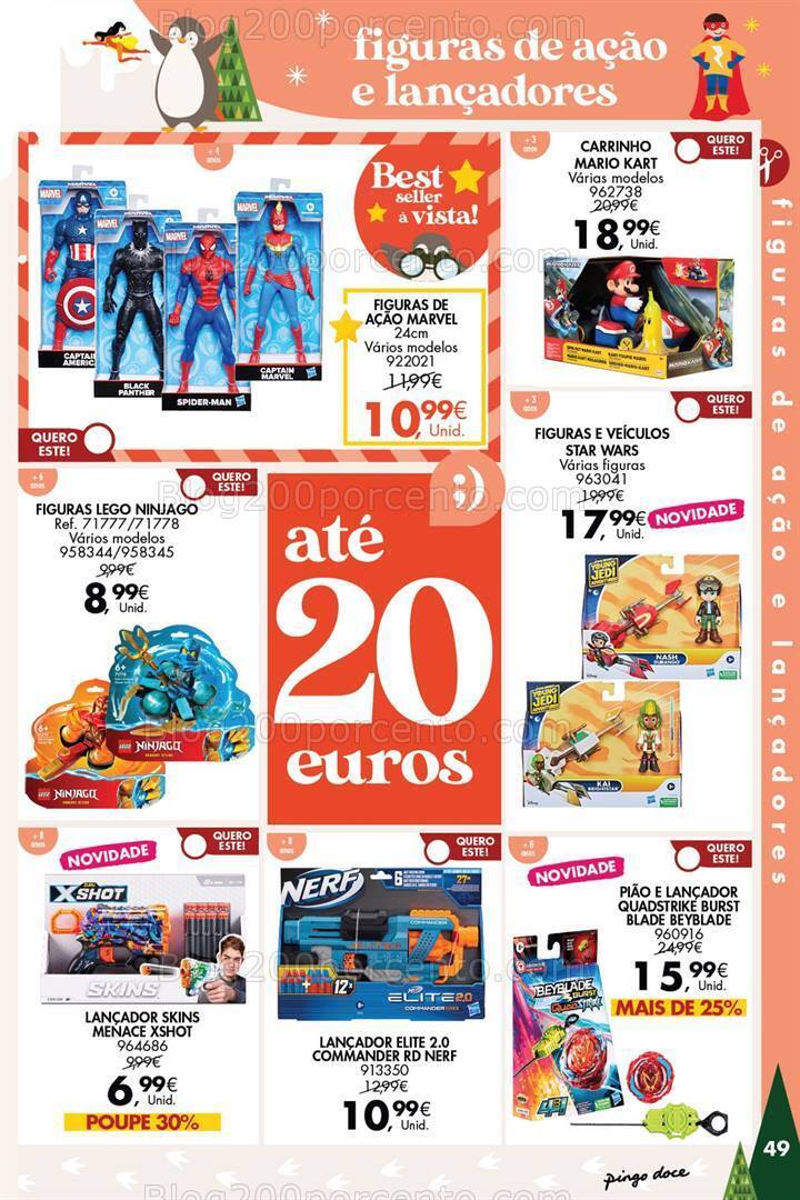Antevisão Folheto PINGO DOCE Brinquedos Promoções de 14 novembro a 24 dezembro
