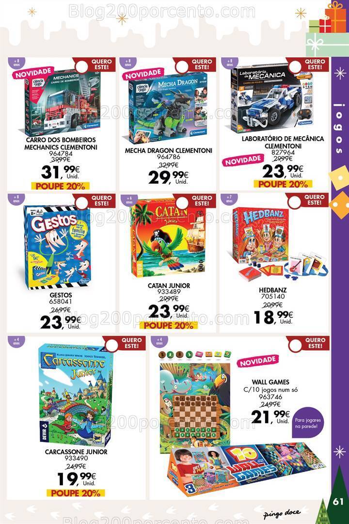 Antevisão Folheto PINGO DOCE Brinquedos Promoções de 14 novembro a 24 dezembro