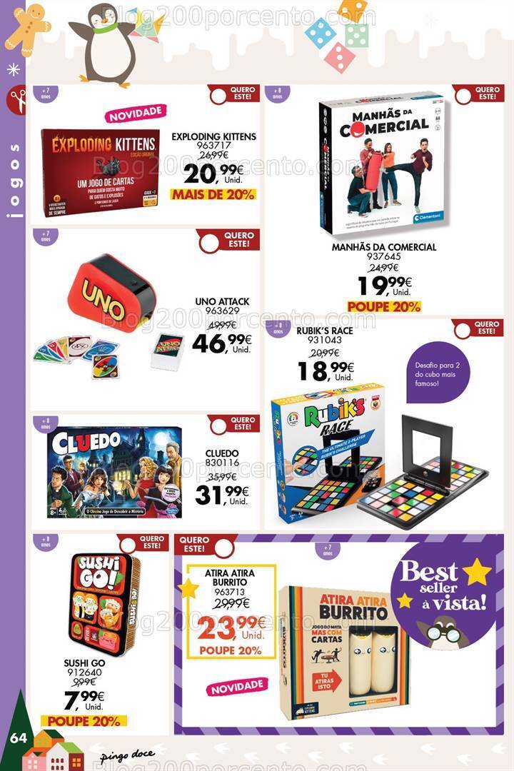Antevisão Folheto PINGO DOCE Brinquedos Promoções de 14 novembro a 24 dezembro
