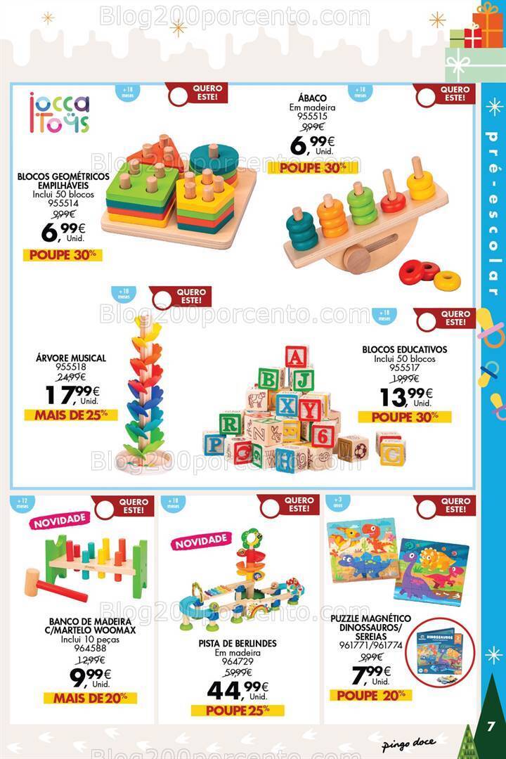 Antevisão Folheto PINGO DOCE Brinquedos Promoções de 14 novembro a 24 dezembro