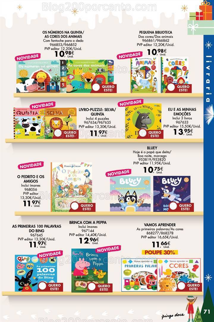 Antevisão Folheto PINGO DOCE Brinquedos Promoções de 14 novembro a 24 dezembro