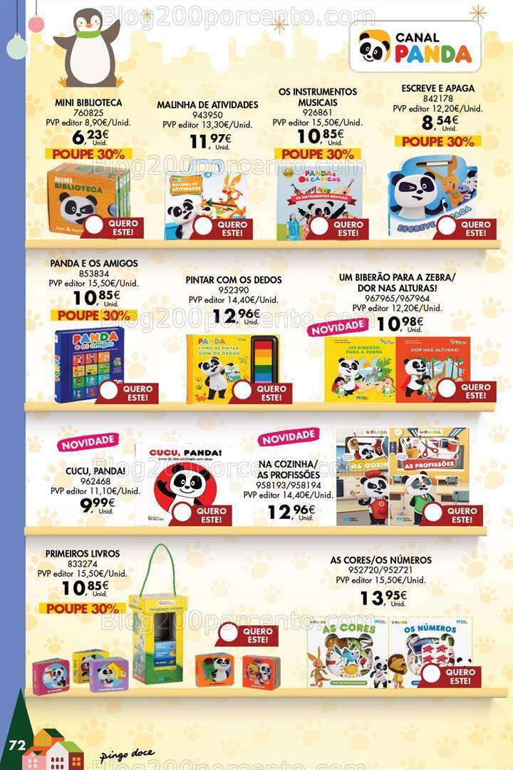 Antevisão Folheto PINGO DOCE Brinquedos Promoções de 14 novembro a 24 dezembro