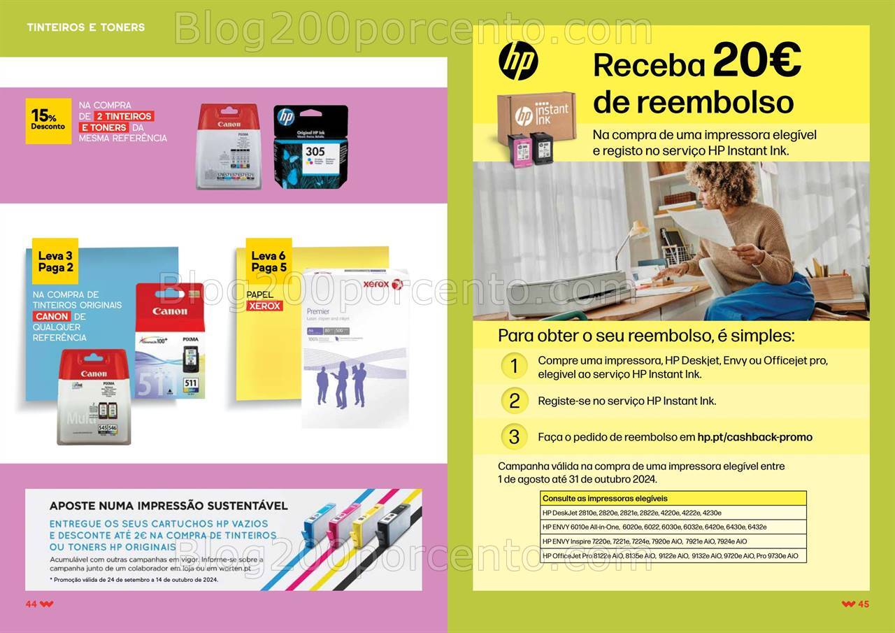 Antevisão Folheto WORTEN Regresso às Aulas Promoções até 14 outubro