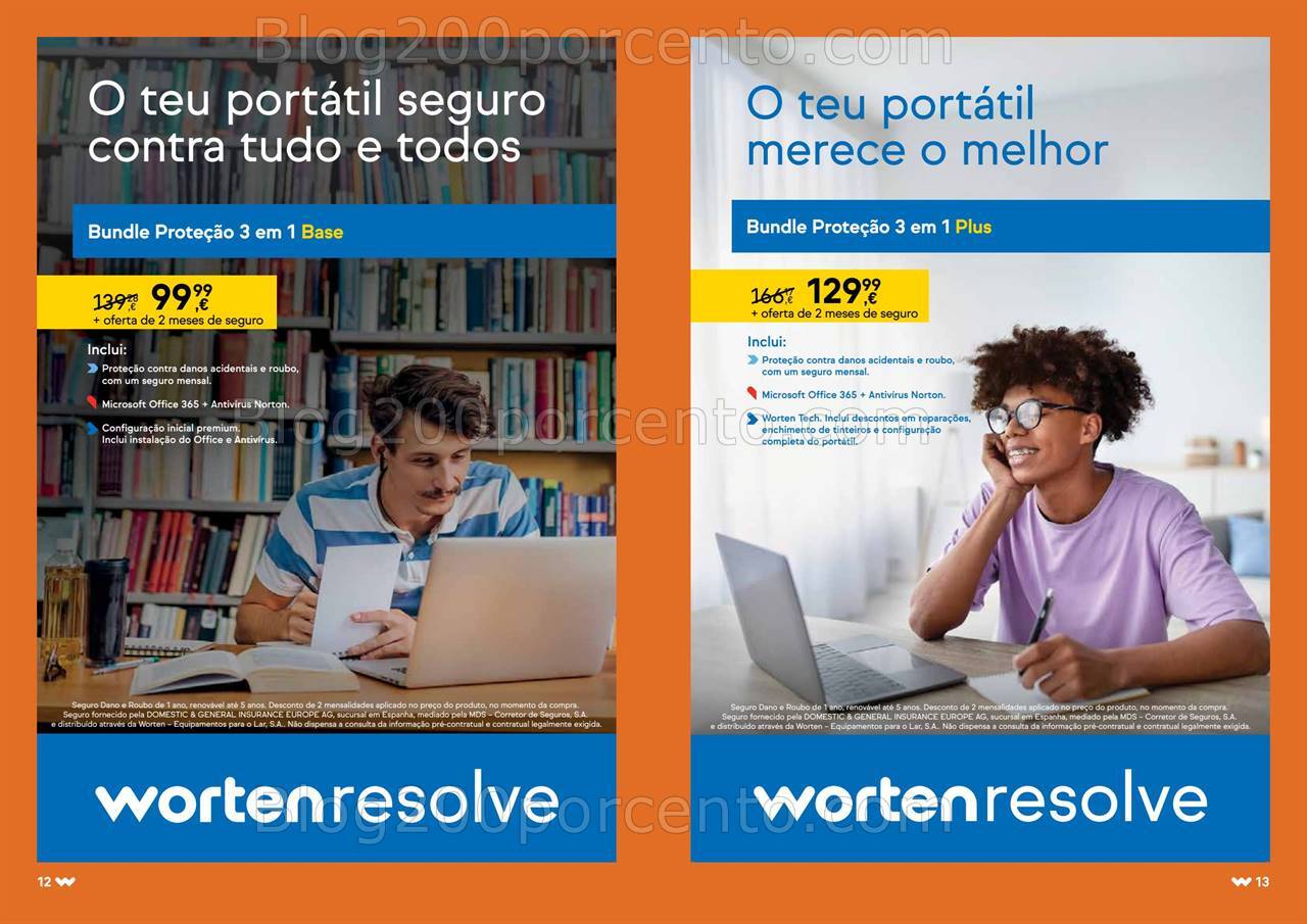 Antevisão Folheto WORTEN Regresso às Aulas Promoções até 14 outubro