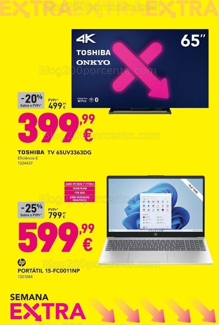 Antevisão Folheto RADIO POPULAR Semana Extra Promoções de 2 a 9 janeiro
