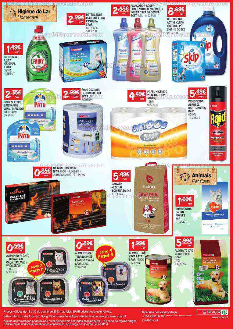Antevisão Folheto SPAR Promoções de 13 a 25 junho