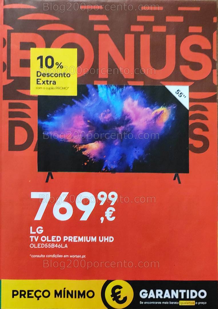 Antevisão Folheto WORTEN Bonus Days Promoções de 25 a 30 abril