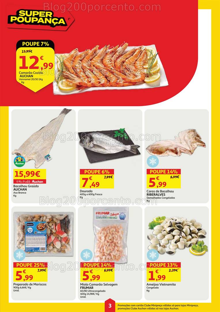 Antevisão Folheto MINIPREÇO - AUCHAN Promoções de 17 a 23 abril