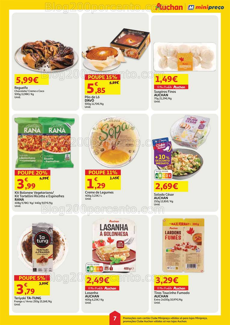 Antevisão Folheto MINIPREÇO - AUCHAN Promoções de 17 a 23 abril