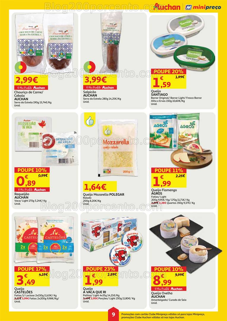 Antevisão Folheto MINIPREÇO - AUCHAN Promoções de 17 a 23 abril