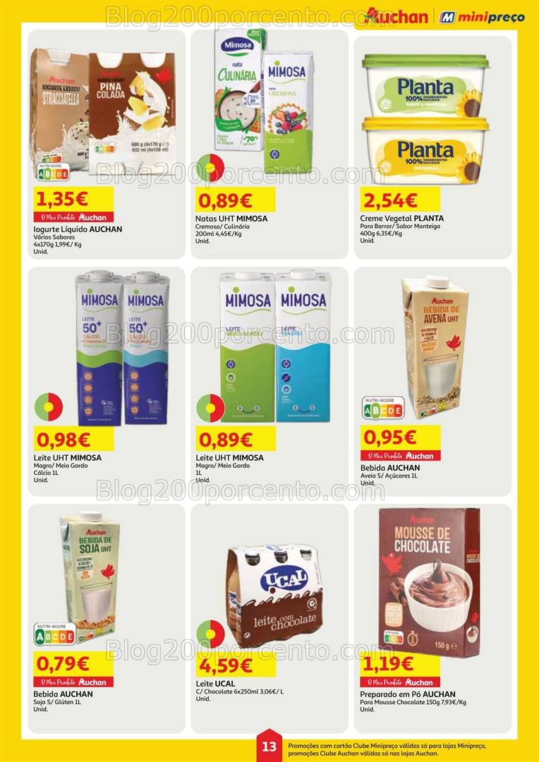 Antevisão Folheto MINIPREÇO - AUCHAN Promoções de 17 a 23 abril