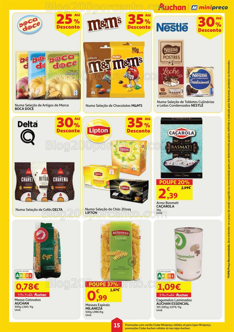 Antevisão Folheto MINIPREÇO - AUCHAN Promoções de 17 a 23 abril