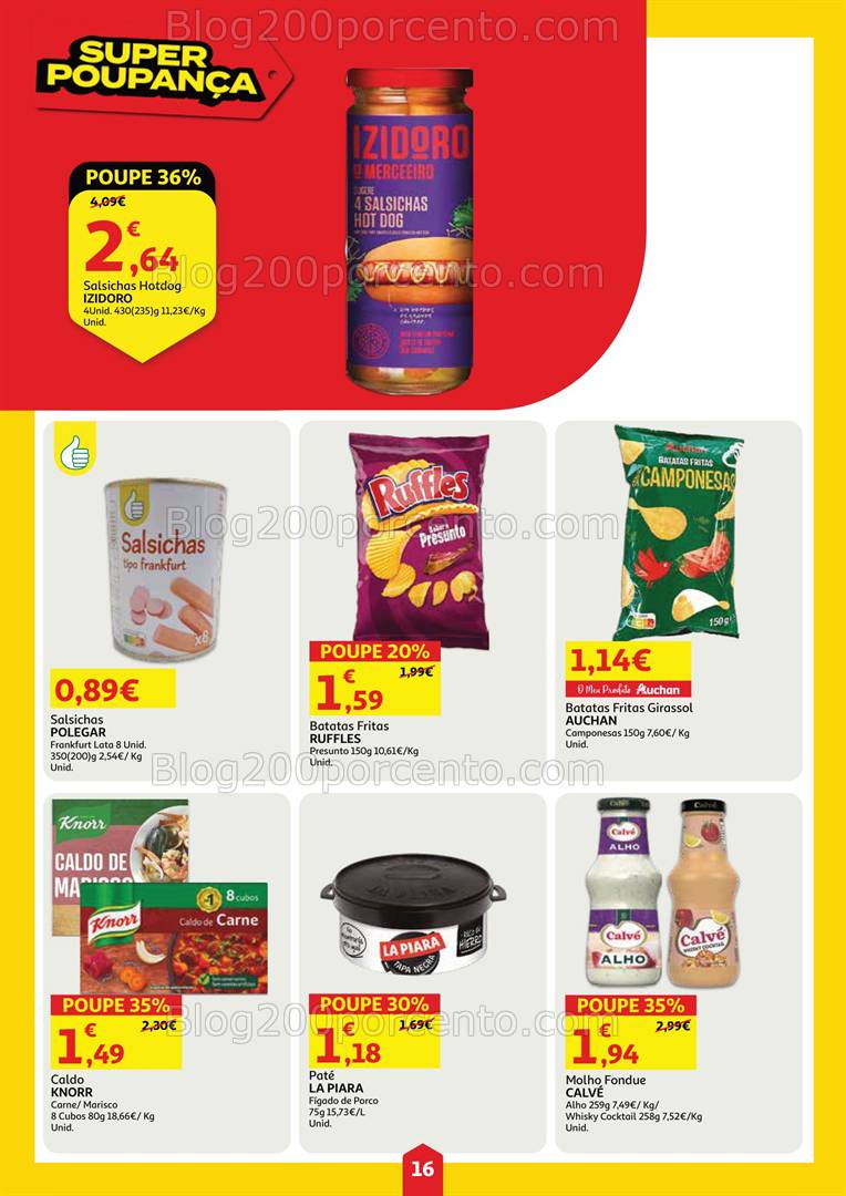 Antevisão Folheto MINIPREÇO - AUCHAN Promoções de 17 a 23 abril