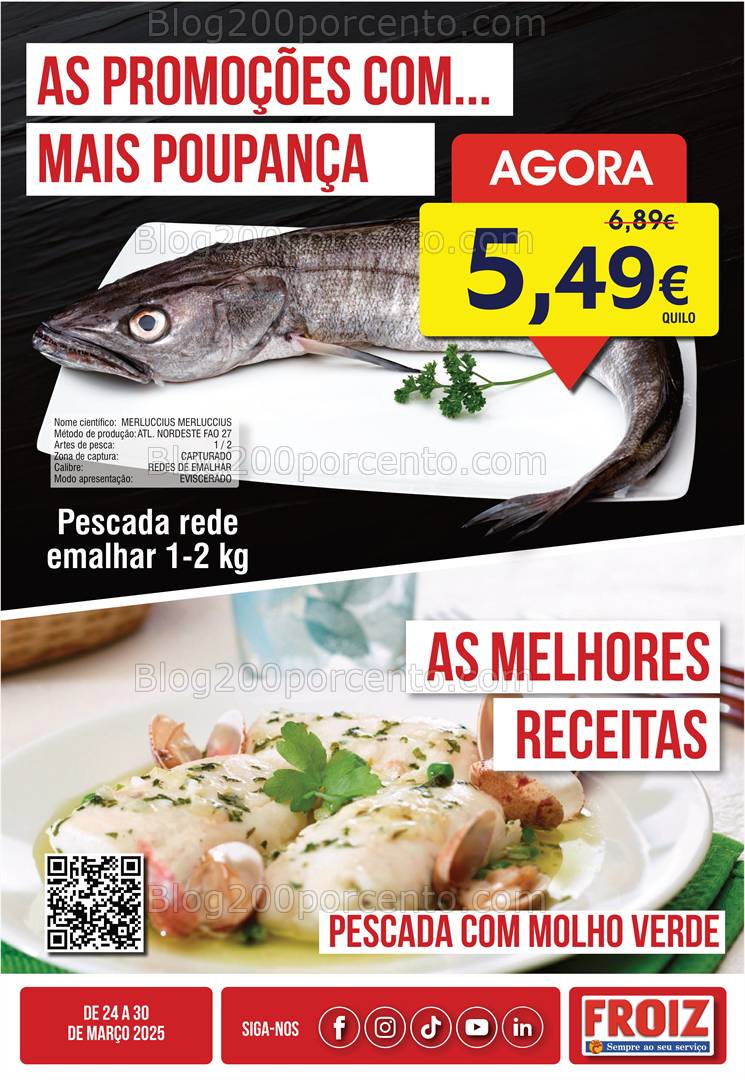Antevisão Folheto FROIZ Promoções de 24 a 30 março