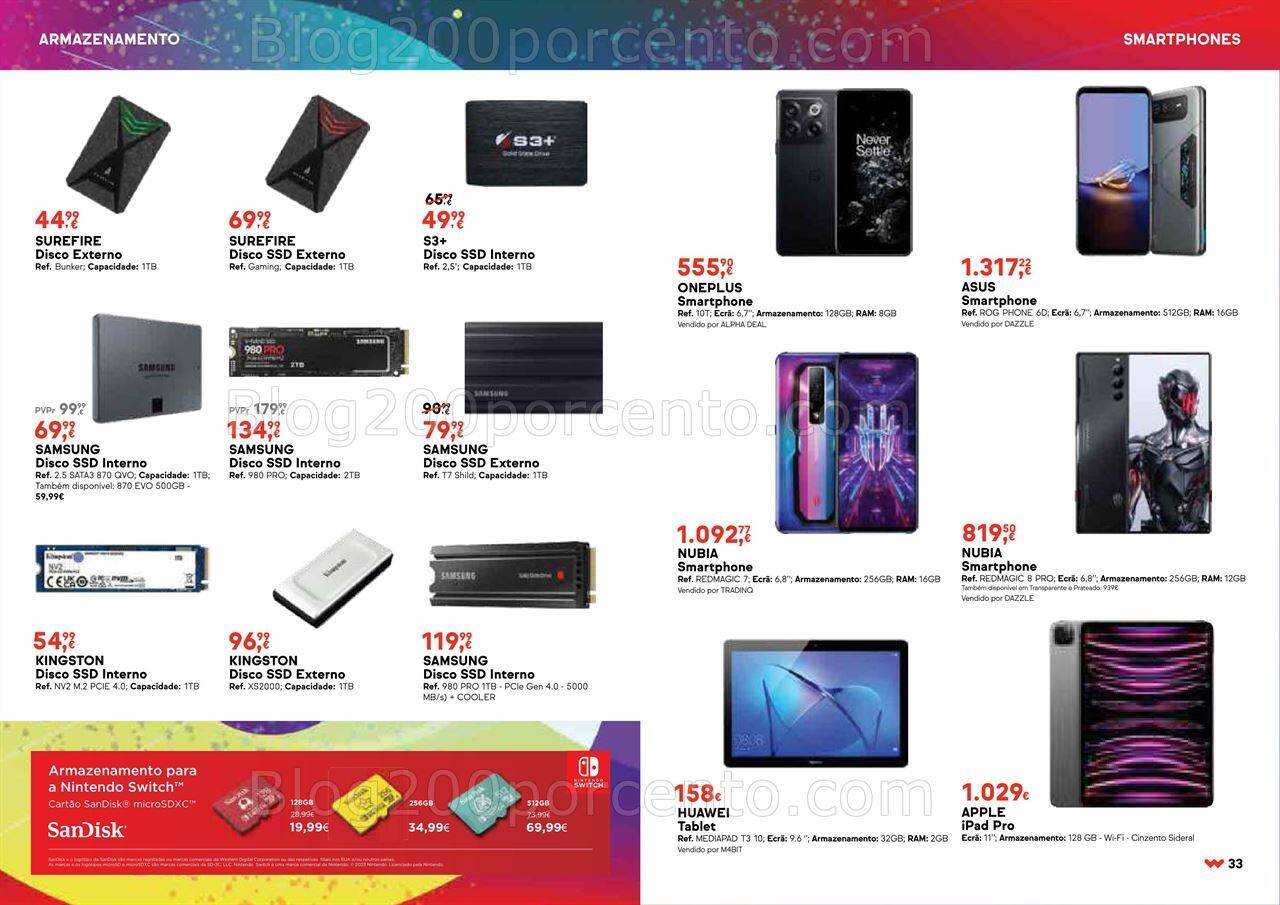 Antevisão Folheto WORTEN Game Ring Promoções de 6 a 23 outubro