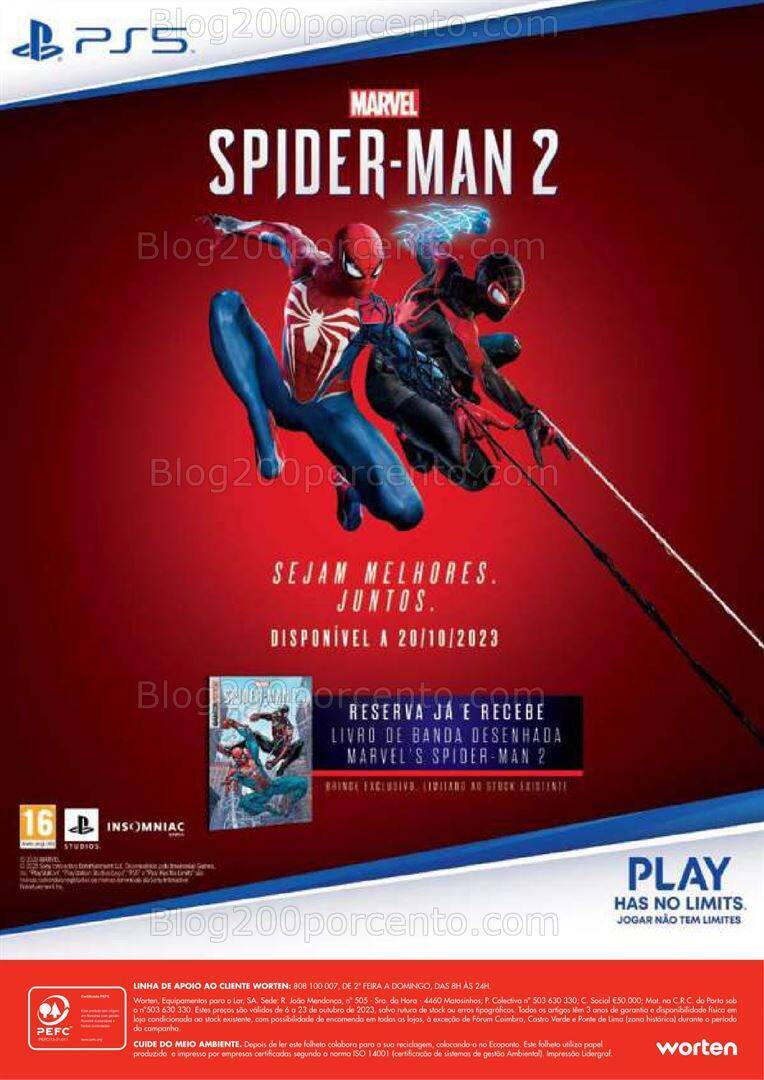 Antevisão Folheto WORTEN Game Ring Promoções de 6 a 23 outubro