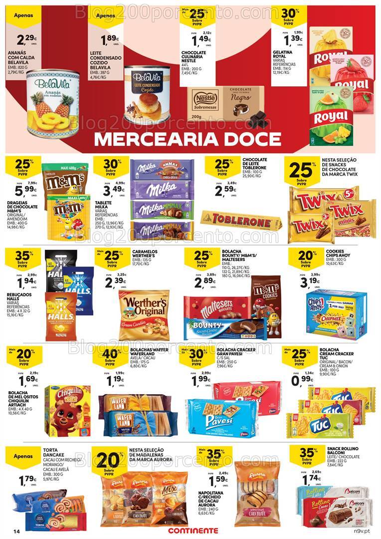 Antevisão Folheto CONTINENTE Açores Promoções de 1 a 14 agosto