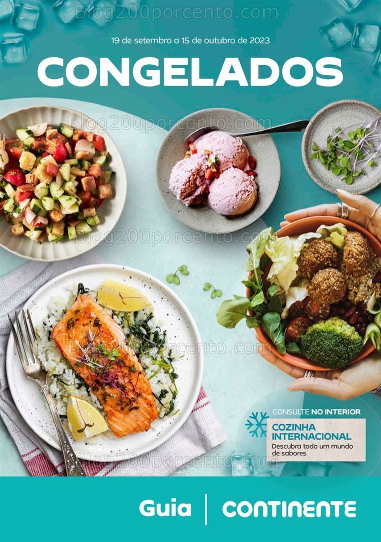 Antevisão Folheto CONTINENTE Congelados Promoções de 19 setembro a 15 outubro