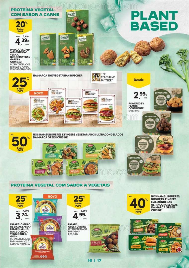 Antevisão Folheto CONTINENTE Congelados Promoções de 19 setembro a 15 outubro