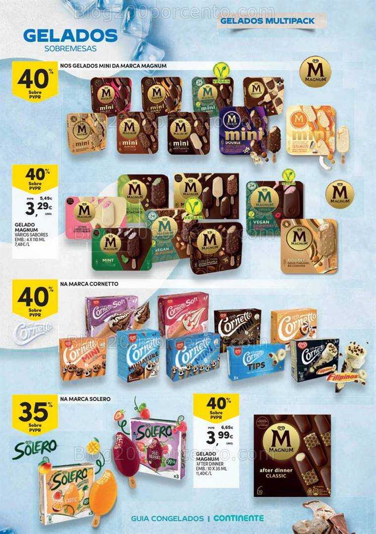Antevisão Folheto CONTINENTE Congelados Promoções de 19 setembro a 15 outubro