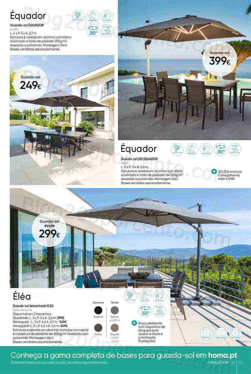 Antevisão Folheto HÔMA Ar Livre Promoções de 14 abril a 17 julho