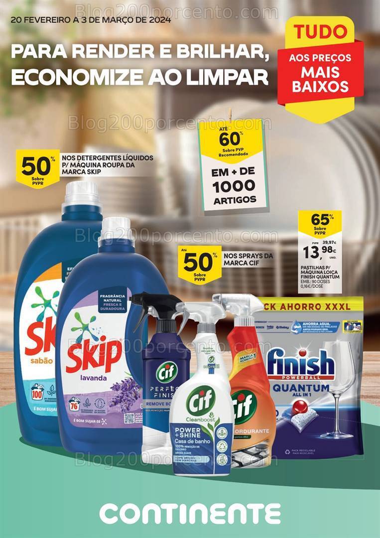 Antevisão Folheto CONTINENTE Higiene Promoções de 20 fevereiro a 3 março