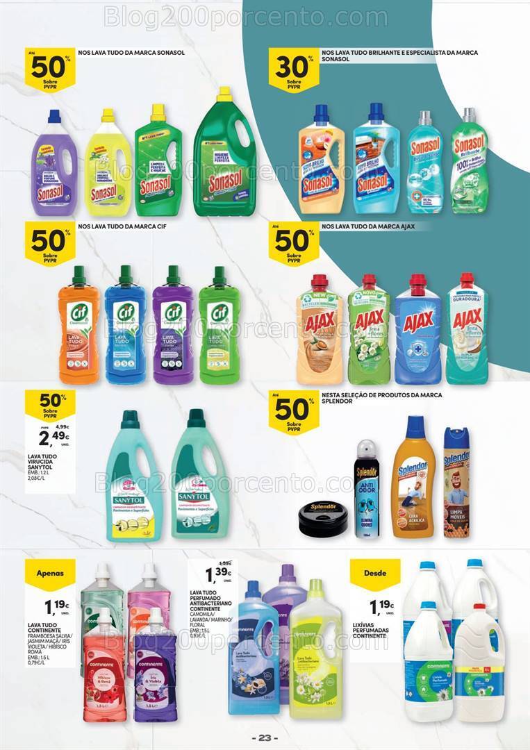 Antevisão Folheto CONTINENTE Higiene Promoções de 20 fevereiro a 3 março