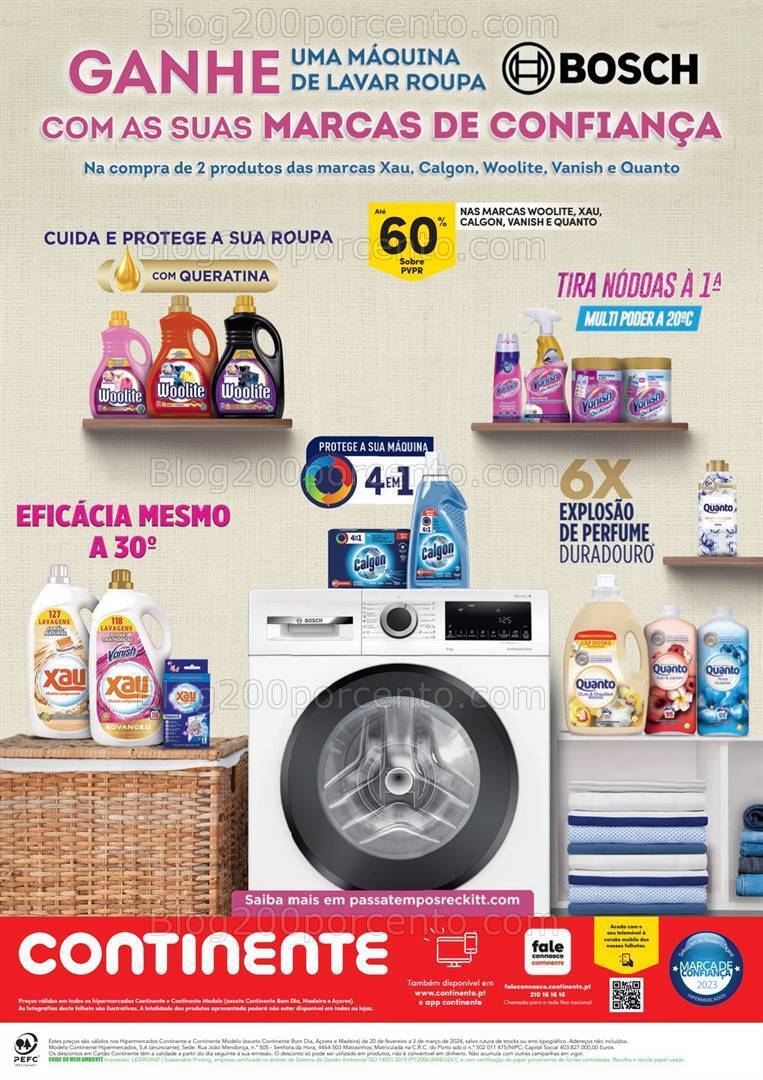 Antevisão Folheto CONTINENTE Higiene Promoções de 20 fevereiro a 3 março