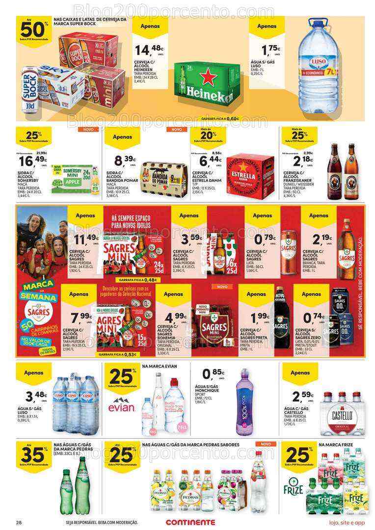 Antevisão Folheto CONTINENTE Hiper - Modelo Promoções de 18 a 24 julho