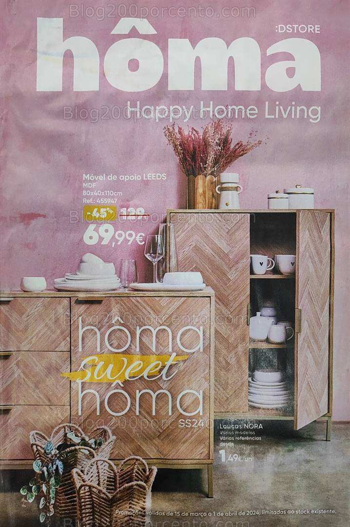 Antevisão Folheto HÔMA Promoções de 15 março a 1 abril