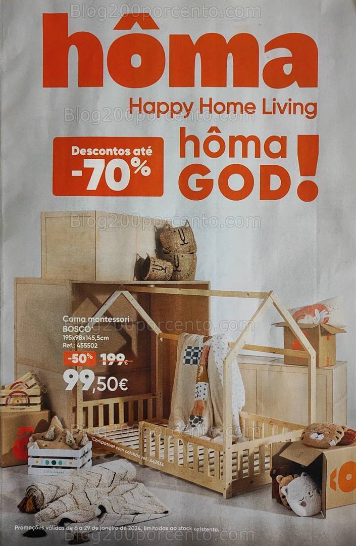 Antevisão Folheto HÔMA Saldos de Inverno Promoções de 6 a 29 janeiro