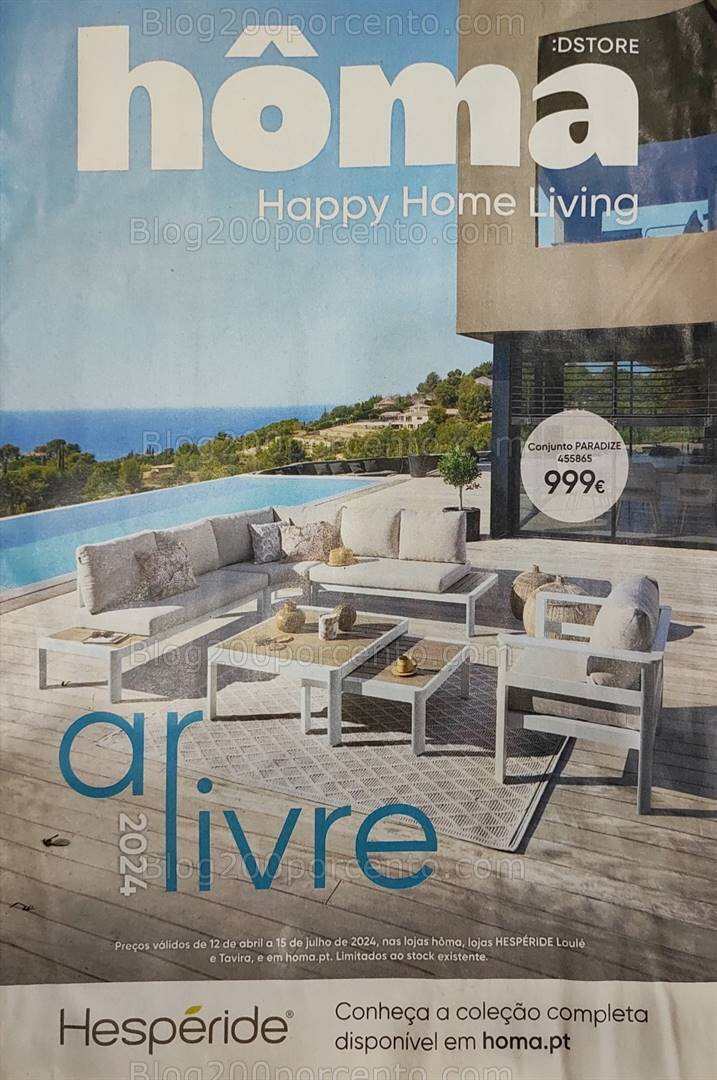 Antevisão Folheto HÔMA Ar Livre Promoções de 12 abril a 15 julho