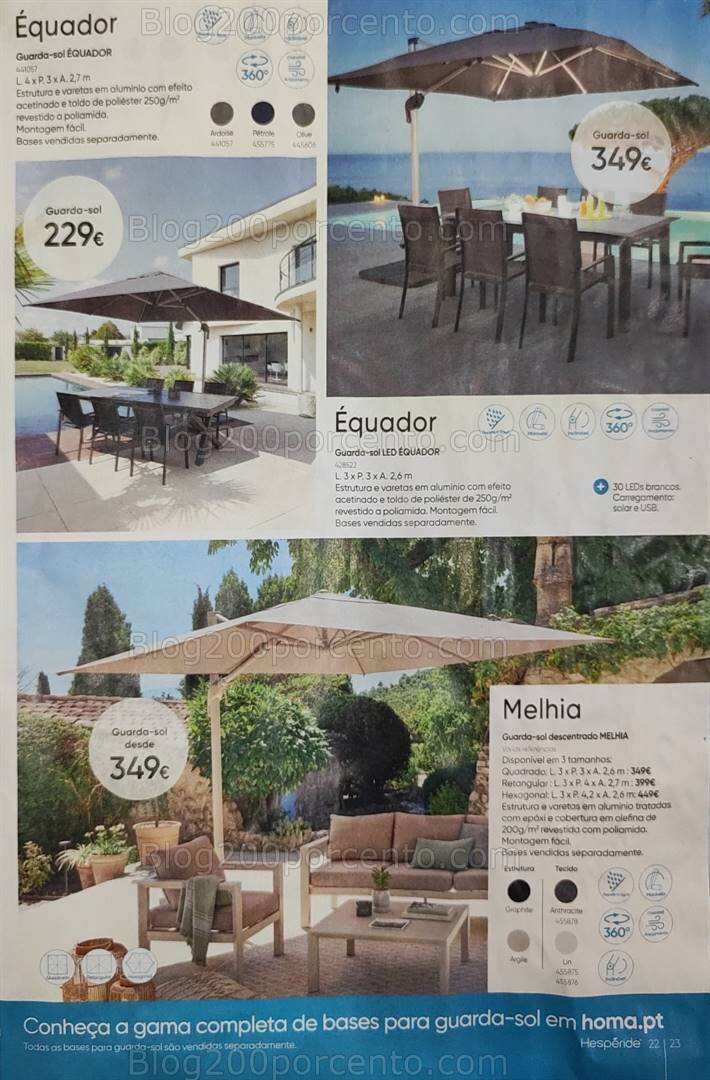 Antevisão Folheto HÔMA Ar Livre Promoções de 12 abril a 15 julho