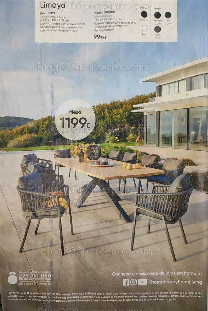 Antevisão Folheto HÔMA Ar Livre Promoções de 12 abril a 15 julho