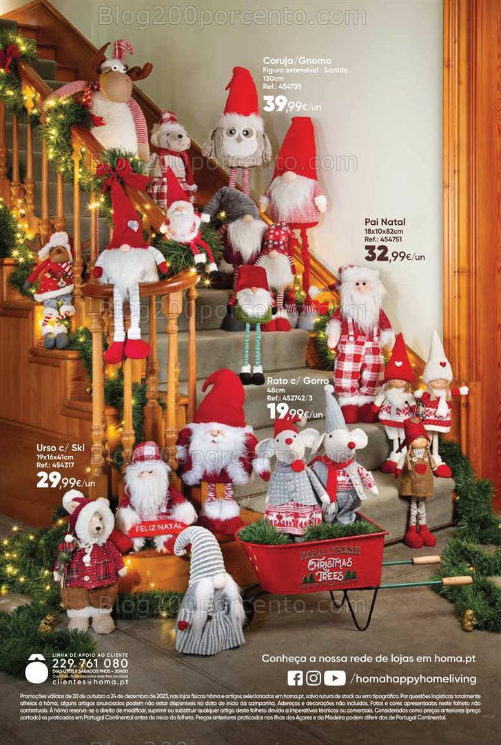 Antevisão Folheto HÔMA Natal Promoções de 20 outubro a 24 dezembro