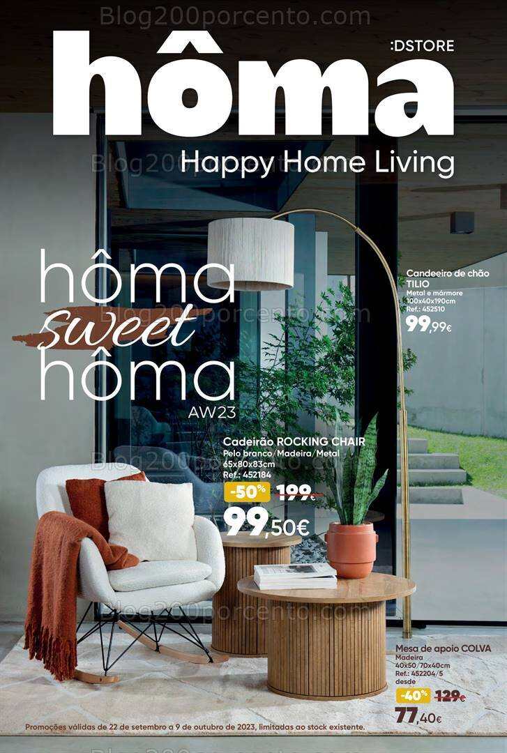 Antevisão Folheto HÔMA Promoções de 22 setembro a 9 outubro